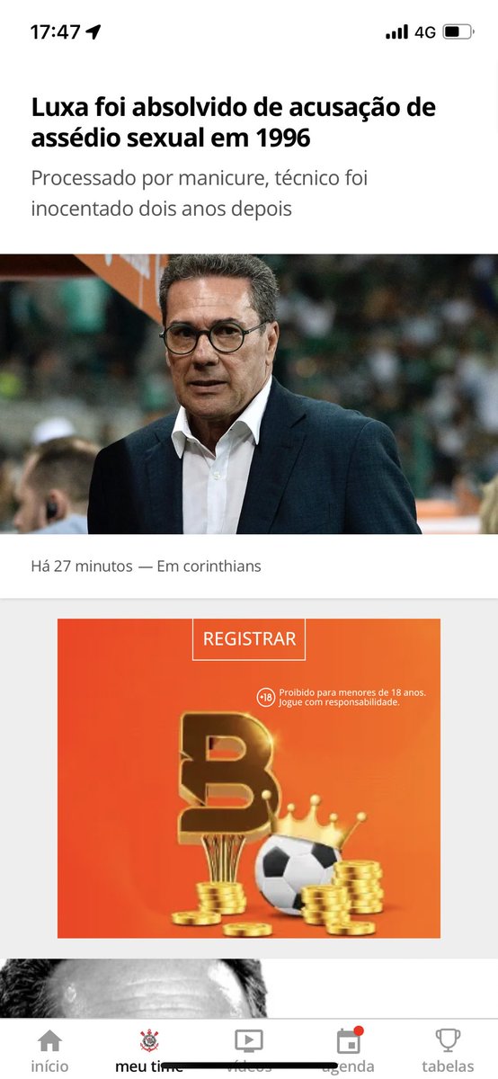 A globo coloca isso com mais destaque que a contração kkkk essa emissora é uma piada Namoral!