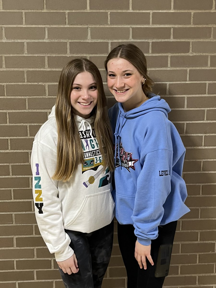 Congratulations to Isabelle and Abby Berens. They both had a great weekend in gymnastics. Abby qualified for the USAG National Competition in Boise Idaho. Go Warriors!