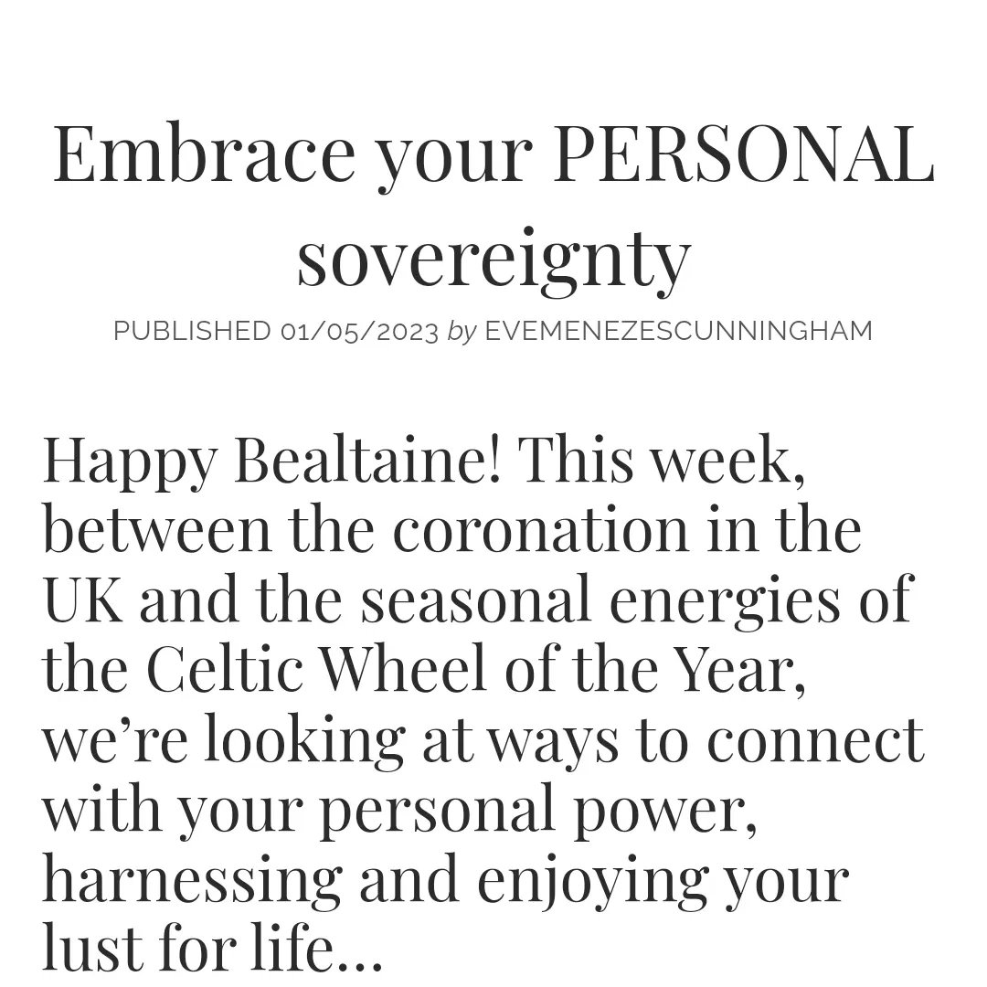 Embrace your PERSONAL sovereignty 

selfcarecoaching.net/2023/05/01/emb…

#Coronation