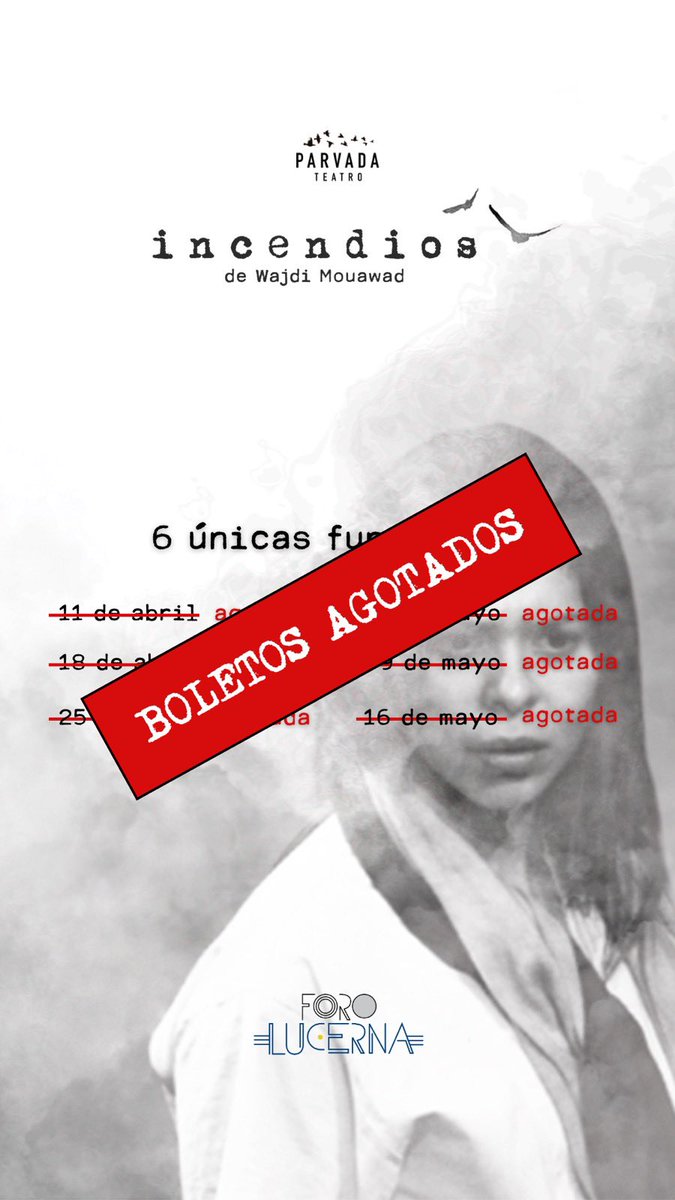 Es 1 de Mayo y ya están AGOTADAS todas las funciones de Incendios. 🥹✨