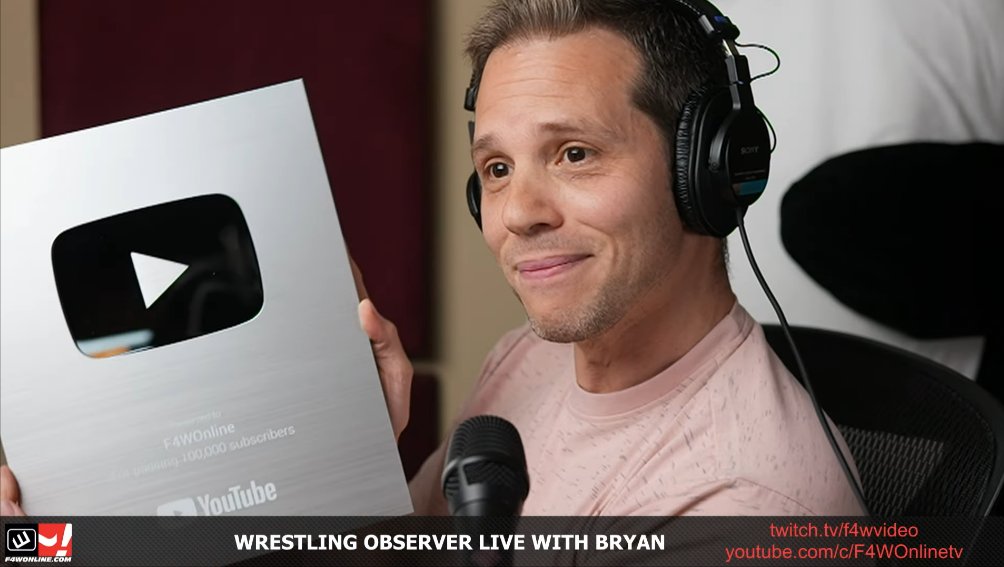 Wrestling Observer On Twitter Thank You To All Our 100k YouTube 