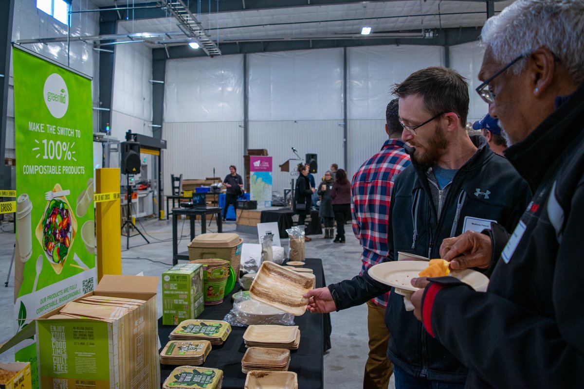 GreyCounty's tweet photo. Last week, Grey County hosted elected officials, municipal staff &amp; local business owners at the annual 2023 #WardensBreakfast. This year we were welcomed at Ice River Sustainable Solutions (IRSS) @SouthgateEcDev facility, home of @mygreenlid &amp; CR Plastic Products. https://t.co/nmykcwQElG
