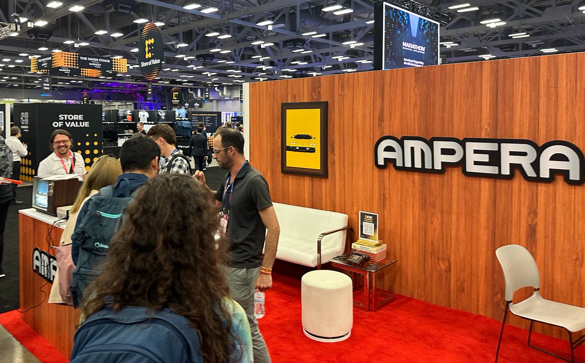 ampdotxyz's tweet photo. Aaaaaand that's a wrap #Consensus2023! Collateral, Digital Letters of Credit, slap bracelets, Nintendo, 80's office, red carpet... we had a blast! https://t.co/fNMeRaIZYK
