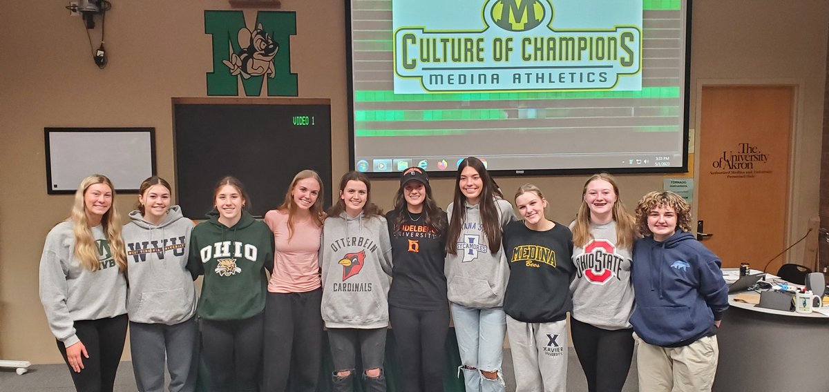 MGVBladybees's tweet photo. Congrats to Kira, Shannon and Makenzie for the commitment to play at the next level. https://t.co/IJ12kY1eHN