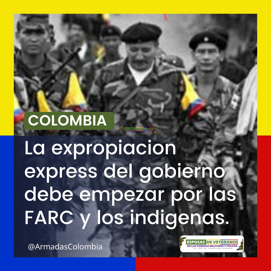 ArmadasColombia's tweet photo. #Colombia las #farcomunes se han robado miles de hectares, de campesinos, ganaderos y a los #indigenas el gobierno se las ha dado para que cultiven coca, imaginamos q empezará por sus amigos. @CRIC_Cauca @FelicianoValen @ComunesCoL
@MinAgricultura @MinGobierno https://t.co/QKZuF190KW