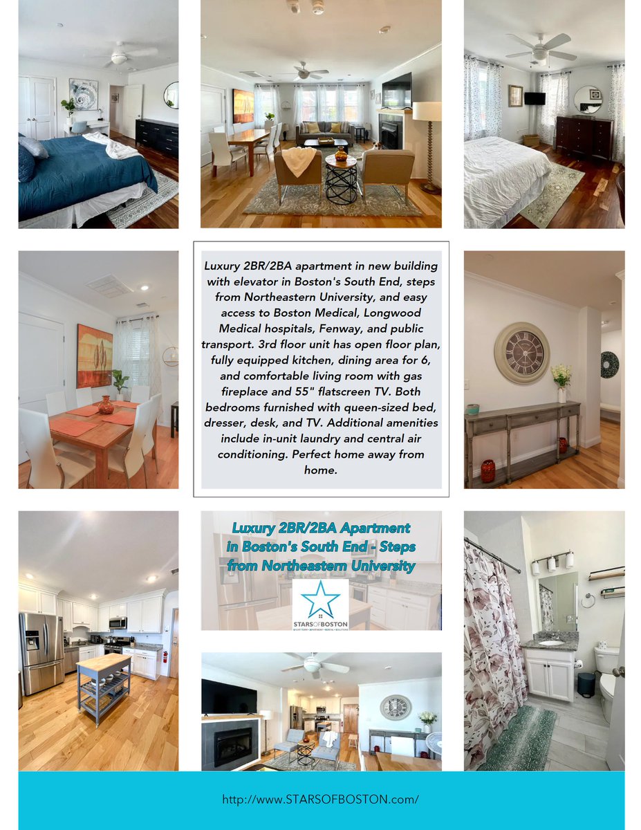 Luxury 2BR/2BA Apartment in Boston's South End - Steps from Northeastern University, AVAILABLE NOW!🏠😍

Check it out here 👉 starsofboston.com/listing/newly-…

#bostonapartments #rentalapartment #starsofboston #northeasternuniversity