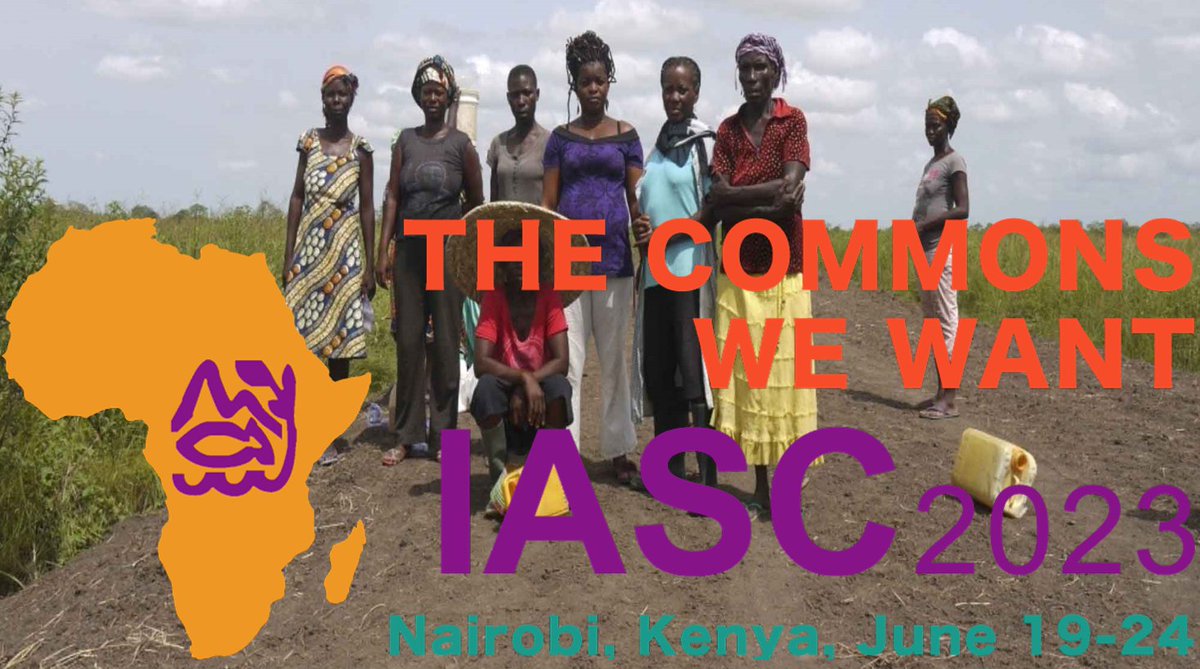 📢 Early bird registration extended until May 15 for #IASC2023 conference! 
Topic: “The #commons we want: between historical #legacies and future collective actions”

🗓️June 19–24, 2023

📌#Nairobi, #Kenya
Don't miss out &amp; register now👉2023.iasc-commons.org
