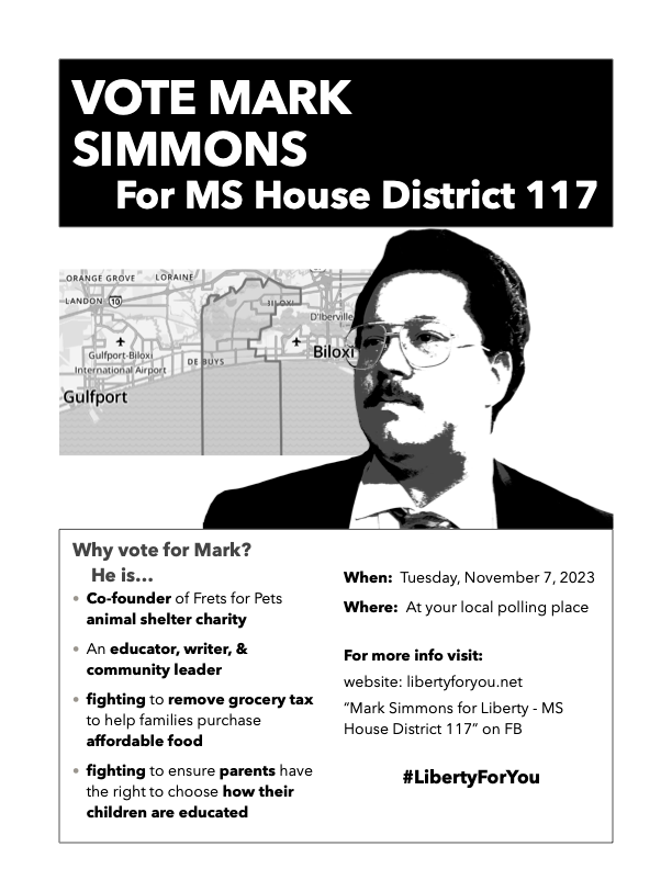 Do you guys like my new flyer?

I'm also for:

Legalizing cannabis
Women's rights
Pro 2A
Queer and Trans acceptance
Reducing the amount of permits it takes to be able to literally just help your neighbor or people in need. 

#libertarian #southmississippi