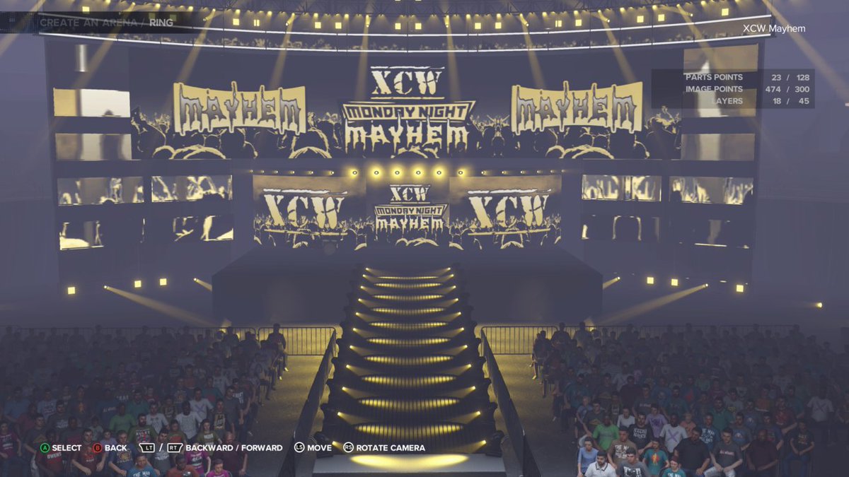 XCWMayhem's tweet photo. The Home Of XCW Monday Night Mayhem Show Is Looking Beautiful @MRKhaoticCEO @XCWofficial2k @SlyGreen9 also huge shoutout to @thenasty0ne and XCW Mayhem Roster Member For The Awesome Arena https://t.co/mCykoGxJbD