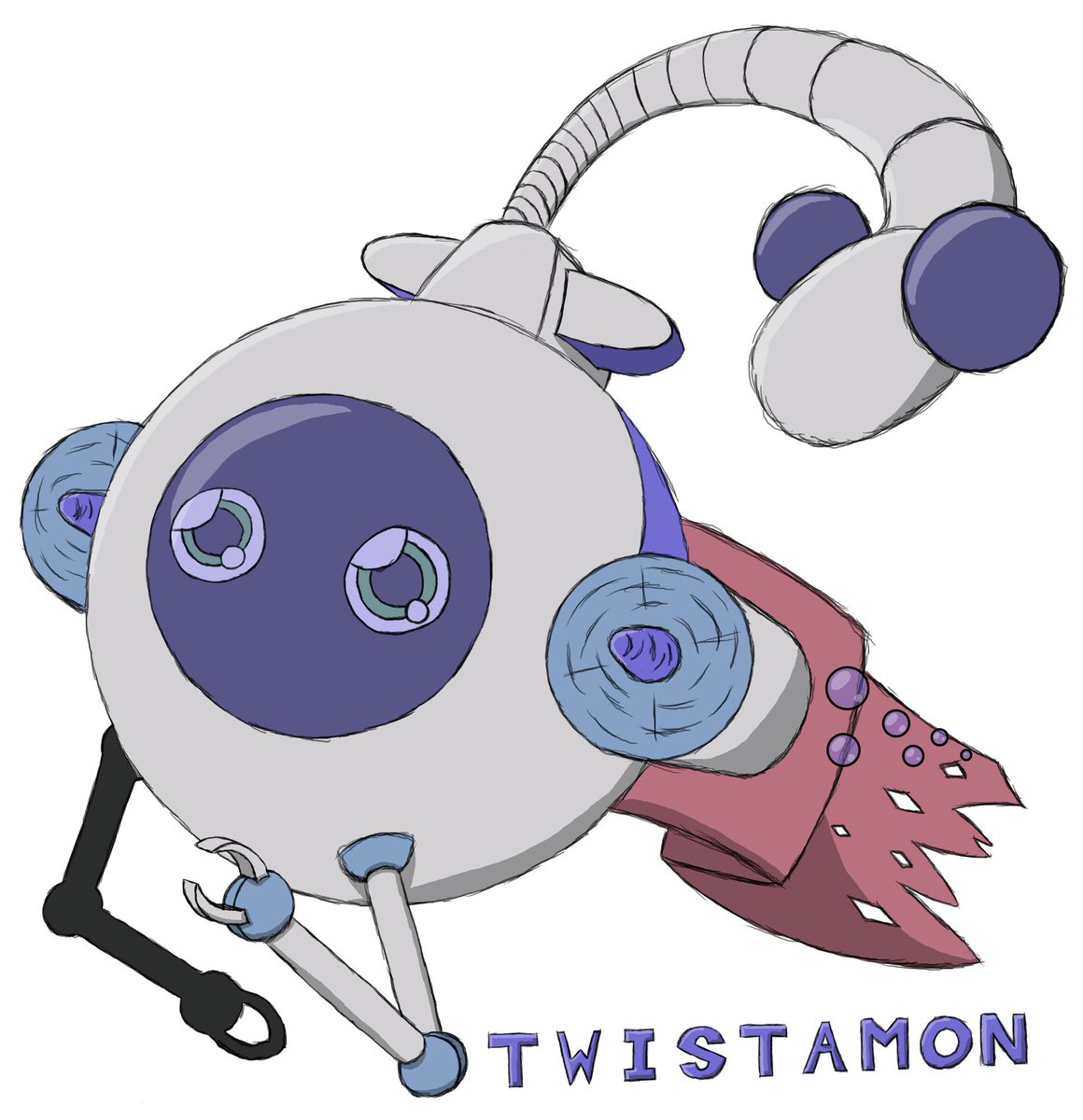 EPY_RM's tweet photo. TWISTAMON

A very explorative #Digimon that uses its multiple scanners to log the Digital Sea. Due to its passive nature, very few aquatic Digimon will attack it, or even acknowledge its presence at all.

#FanDigimon #デジモン #FieldShiftEvolution https://t.co/aJ3B79nmBi