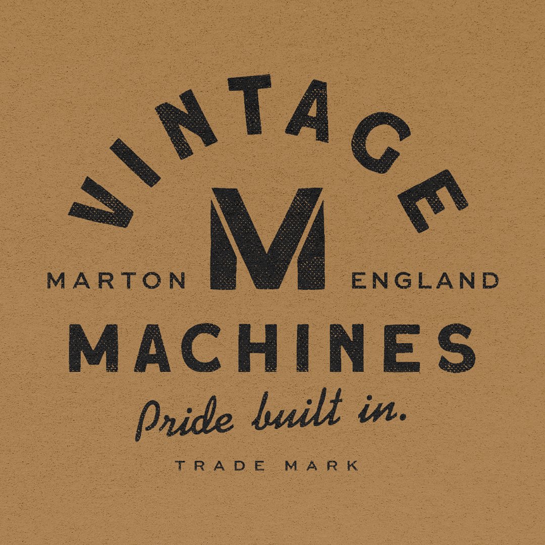 JRandallDesign's tweet photo. It’s been a fun ride working with Vintage Machines to bring to life their brand. Specialising in classic car restoration, Vintage Machines pride themselves on using traditional craft techniques. This lead to an analogue motif, road tested for creative application. 
#brandidentity https://t.co/oB3tju4md6