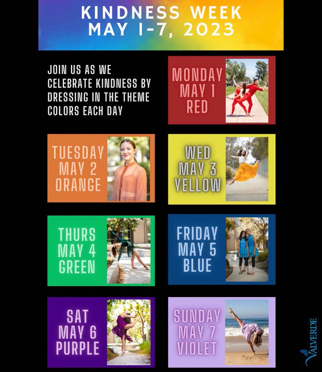 ValverdePA's tweet photo. It's Kindness Matters Week at VSPA!  All of the Summer Showcase Info that you need is here as well &amp; dates to many upcoming events at VSPA.  
>>>> https://t.co/rhEAJkEdQM  <<<<
https://t.co/tdzlbsqENO https://t.co/Wq33FqQSLS