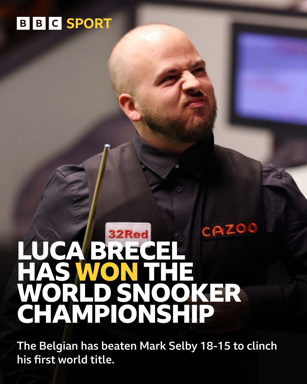 Luca Brecel wins World Snooker Championship title