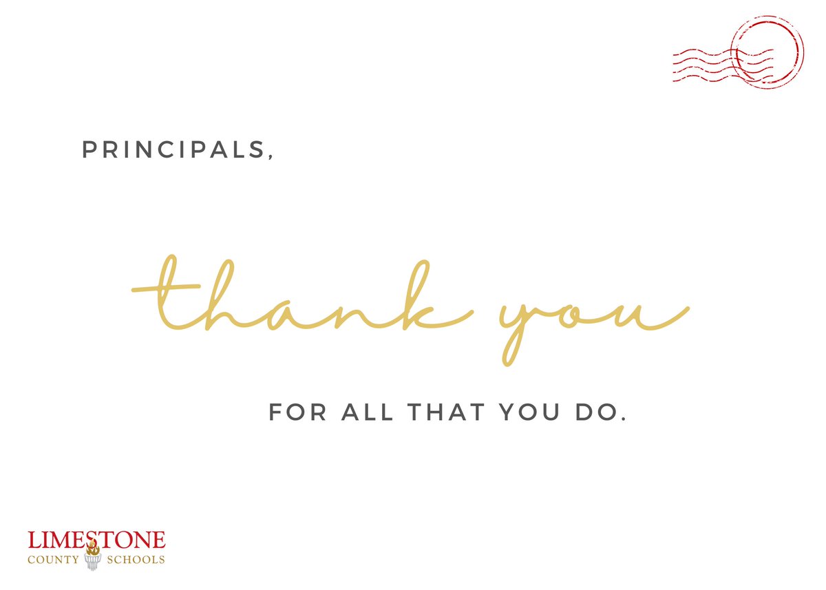 Today is Principal Appreciation Day! We honor and celebrate our dedicated school leaders who work tirelessly to create an environment where our students can learn, grow, and thrive.