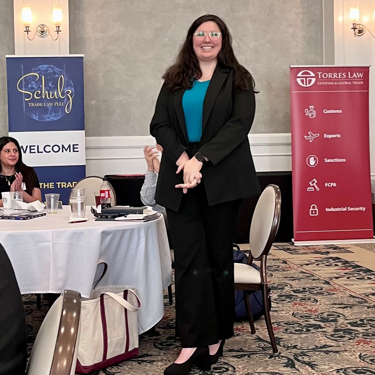 SMULawSchool's tweet image. Congratulations to Shelby Lepley (2L) on her first place win in the State Bar of Texas International Law Section Human Rights Essay Contest!

Shelby was recognized at the International Law Institute hosted at SMU last week and received a $1,500 scholarship.

#PonyUp