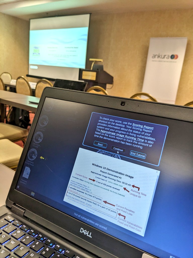Really fun hands-on learning session about educating the next generation on #cybersecurity! 

💡 Learned so much about the @CyberPatriot program for students by testing out the demo!

#ATLIS23