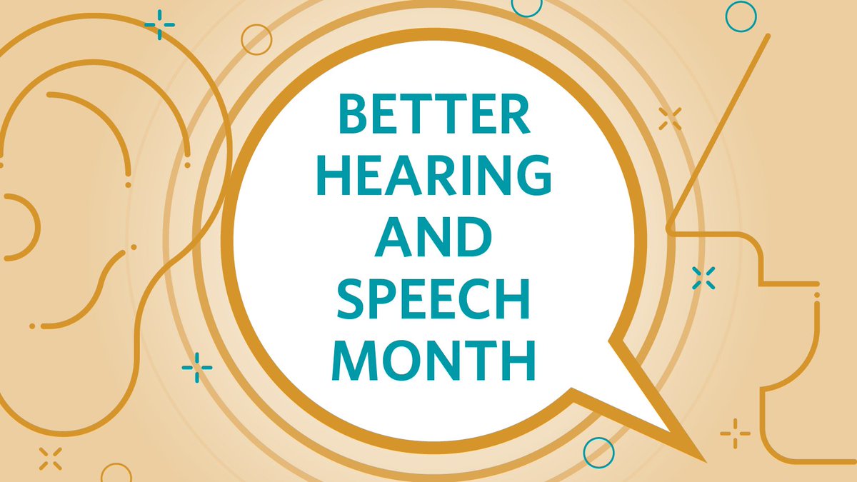 May is Better #Hearing and #Speech Month for raising awareness about communication disorders &amp; the treatment options available to those experiencing them. The Academy put together graphics that you can download &amp; share to help spread the word. #BHSM2023 entnet.org/about-us/campa…