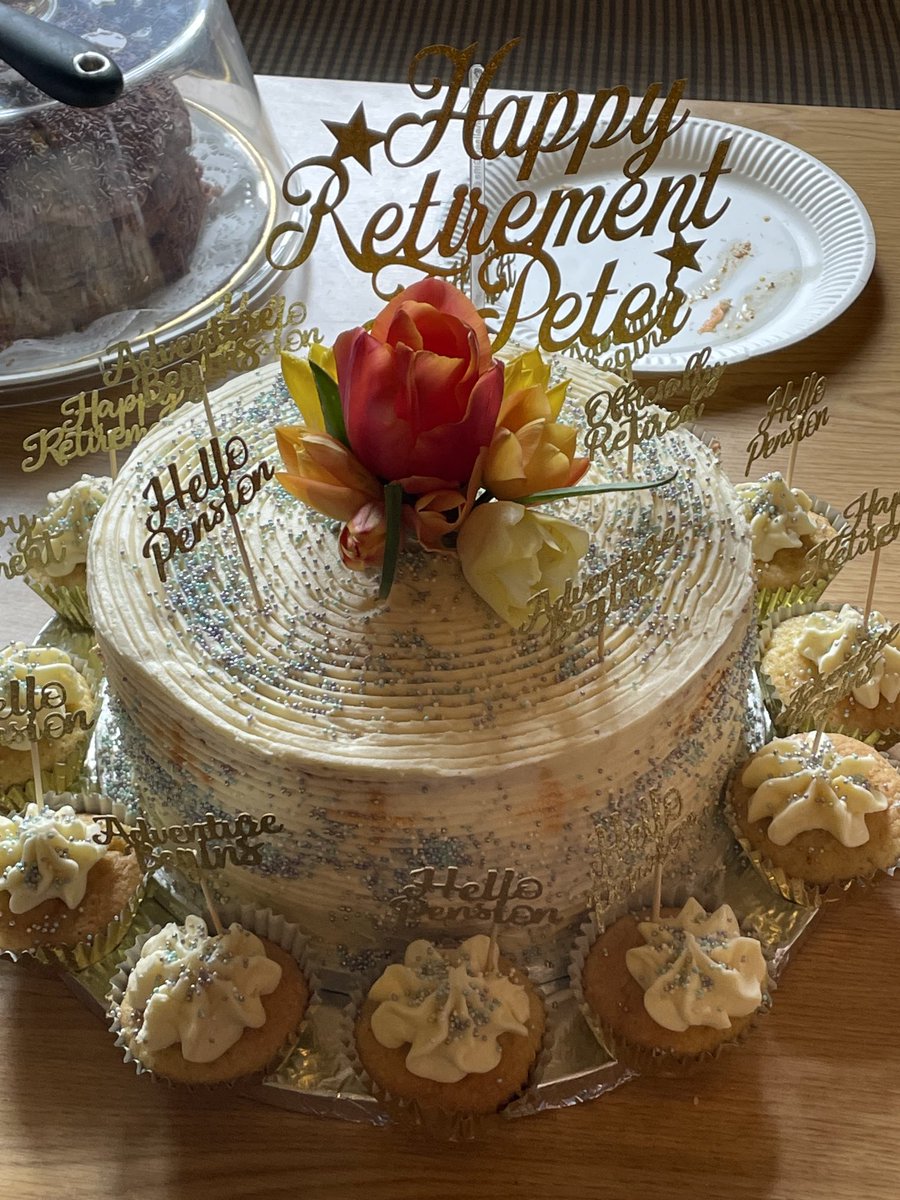 I retired yesterday the parishioners gave me a wonderful send off and what a last service