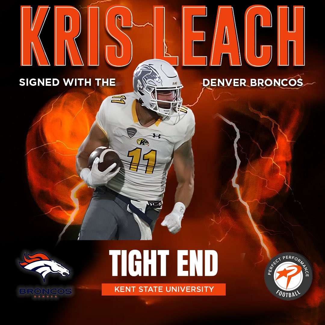 PPNOVA_FBall's tweet image. Congratulations to @Kris_Leach for signing to play with the Denver Broncos! 

#prodayprep #nflproday