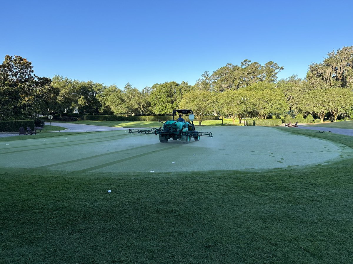 Lou Eckhart on Twitter "First Monday closure of the summer today. Soil spray with preventative