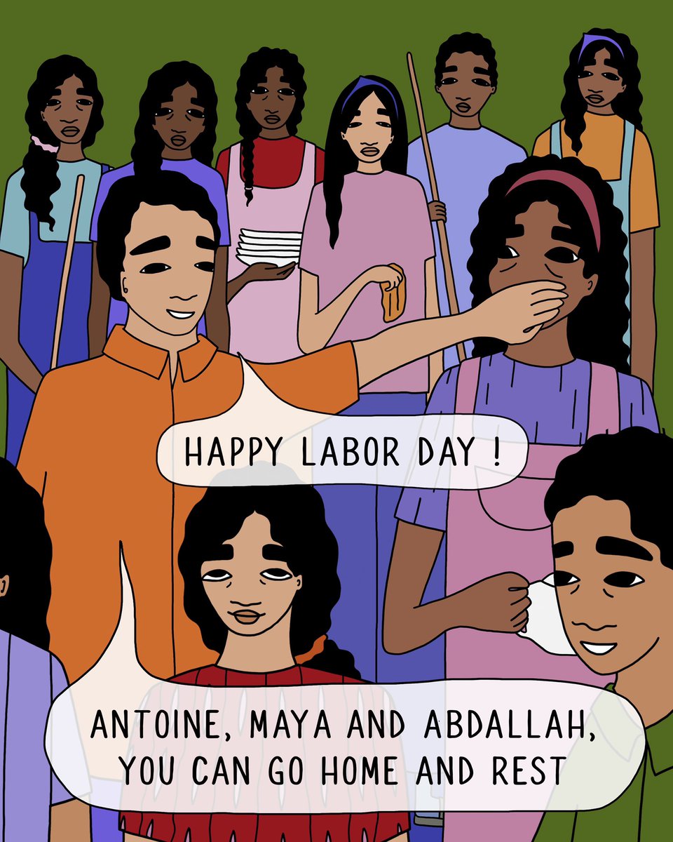 Domestic workers are employees too. #includeusinthelaborlaw #includeusinlaw205 #abolishkafala #laborday #labordayweekend