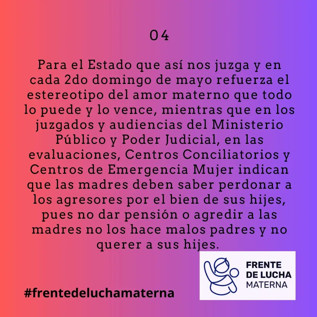 Frente de Lucha Materna 💜 #TenenciaSinViolencia tweet media