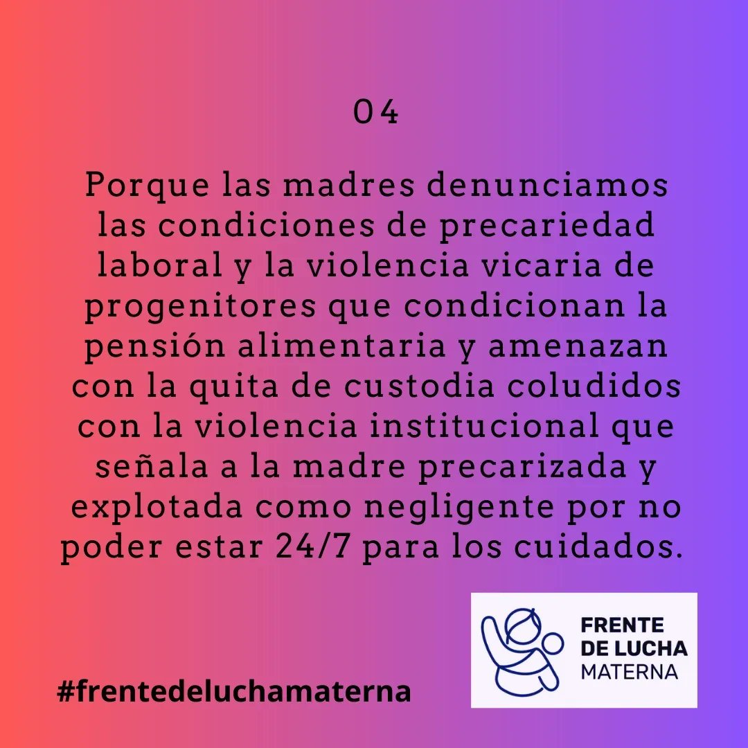 Frente de Lucha Materna 💜 #TenenciaSinViolencia tweet media
