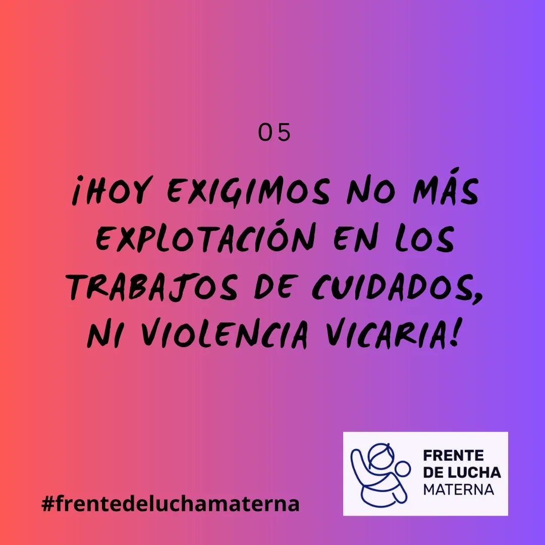 Frente de Lucha Materna 💜 #TenenciaSinViolencia tweet media