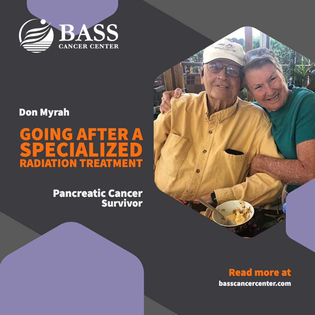 BASSmedgroup's tweet photo. Don Myrah wanted more than chemotherapy. He read about a specialized radiation treatment offered at BASS Cancer Center and contacted them directly.
To learn more about Don's couragous fight visit https://t.co/nKjk0CmKER today.
#MRIdian #PancreaticCancer #ViewRay https://t.co/17IsXw94YP