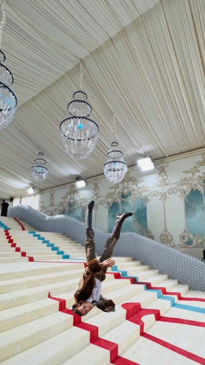 HARRY STYLES HAS FALLEN DOWN THE STAIRS AT THE 2023 MET GALA