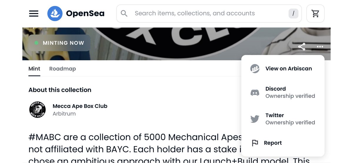 MeccaApeBoxClub's tweet photo. @discord has been added to @opensea 

FREE MINT -> https://t.co/pRax4d5ClB

Join @discord -> https://t.co/lAQXaCkfKY

Tell ya frens 🐵

#ARBNFT #NFTs #Arbitrum #NFTCommunity #MeccaApeBoxClub #ETH https://t.co/oe06uGJHUv