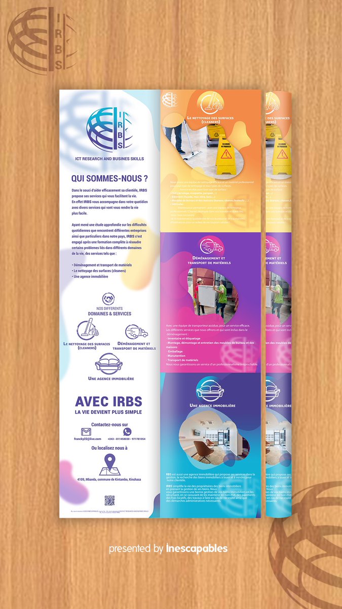 Inescapables23's tweet image. L’entreprise qui rendra vos décisions plus confiante dans les jours avenirs … pour plus d’info contactez nous #irbs