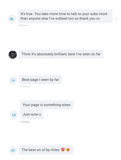 Recent reviews of my onlyfans from my subs😈 https://t.co/arqpGUy8aI