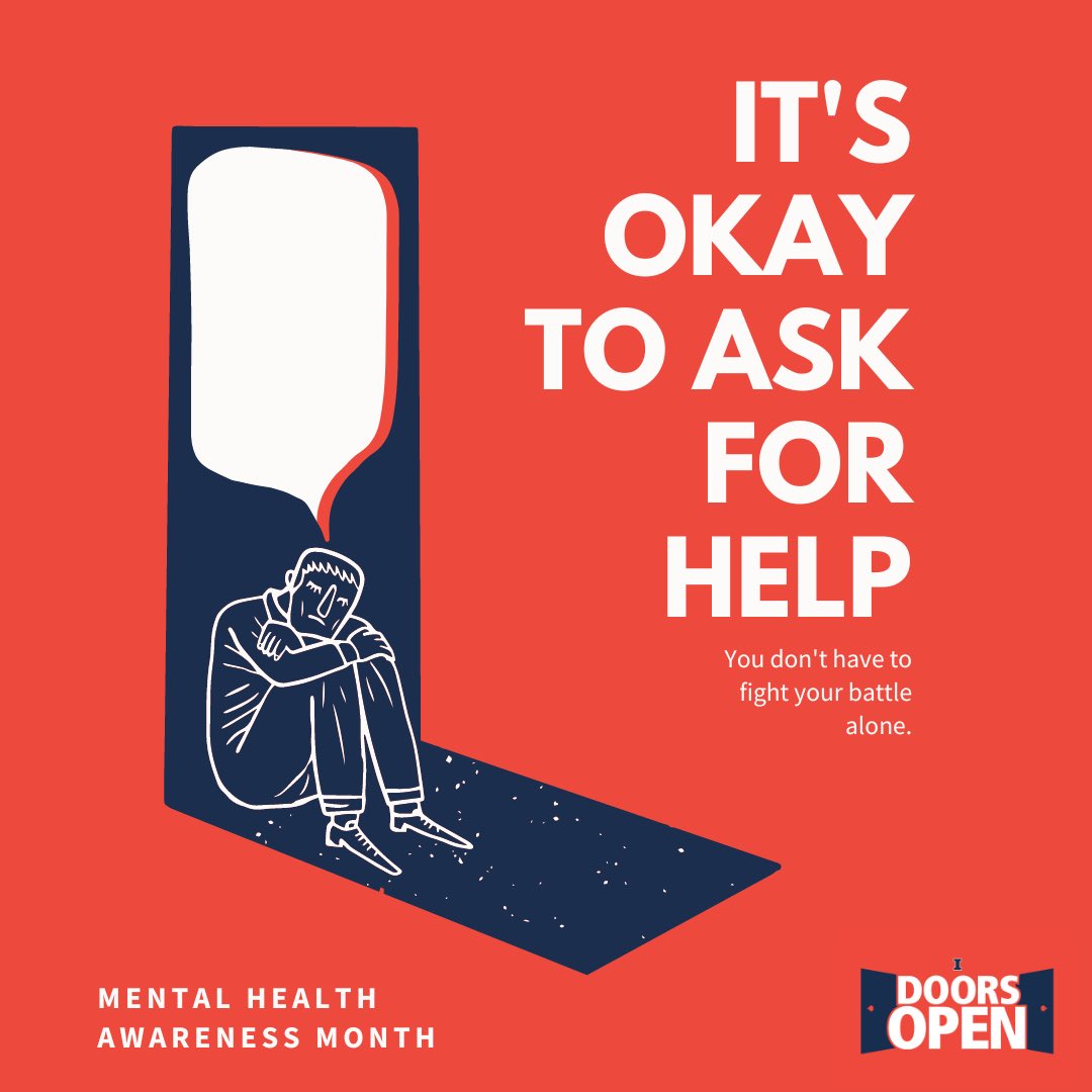 Today is the start of #MentalHealthAwarenessMonth Please know it’s okay to not be okay and it’s okay to ask for help!!