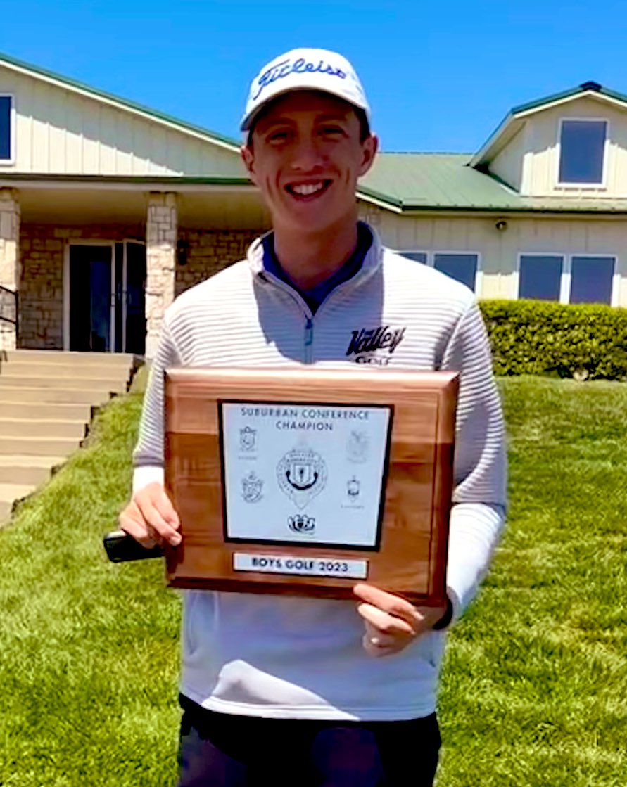 <a href="/Herbert_Owen23/">Owen Herbert</a> fires a 75 today to become a back-to-back individual conference champion and <a href="/GV_Schools/">Grain Valley Schools</a> only 2x conference golf champion!