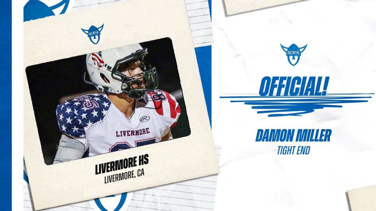 Please Welcome Our Kinda Guy @Damon_mil13 to <a href="/LutherFootball/">Luther Football</a> ! Damon is a Tight End out of <a href="/cowboysfight/">Livermore Athletics</a> in California!
<a href="/CoachTroche56/">Joe Troche</a>
#WelcomeToTheValley #BurnTheBoats #OKG