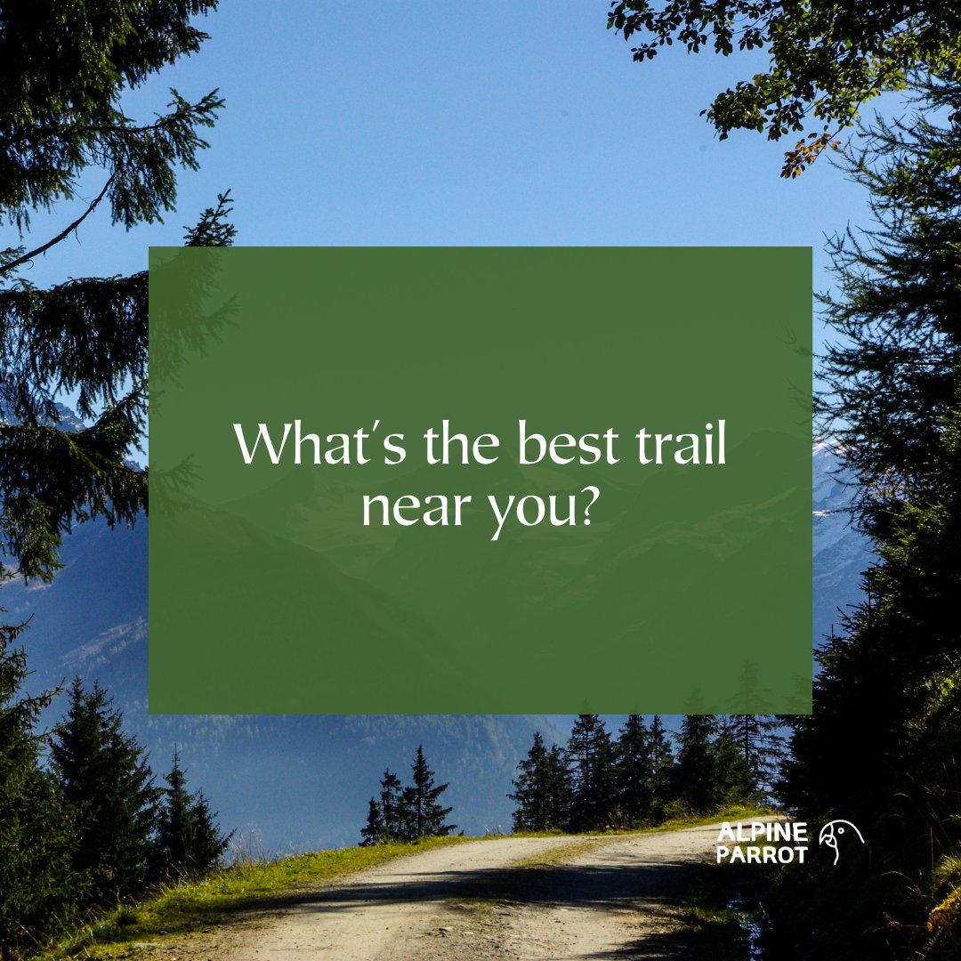 TFW you know you want to get outside, but don't know where to go! 🫠

What (and where!) is your tried and true trail? What do you love about it?

#AlpineParrot #GetOutside #hiking