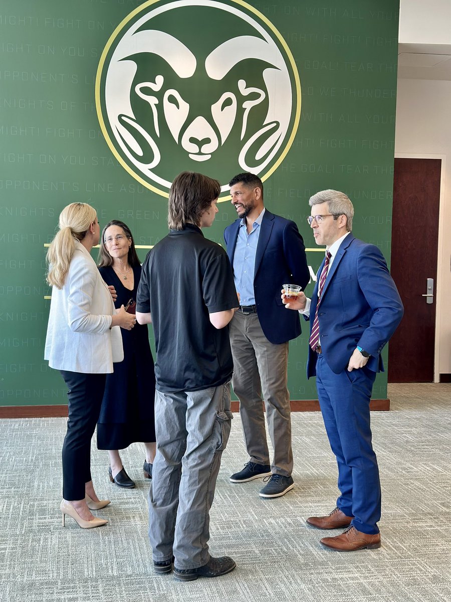 CSUPoliSci's tweet photo. Thank you to everyone who joined us for the Straayer Center Public Service Recognition lunch! Special thanks to @CoachJayNorvell and @jenijamesarndt —two incredible humans and exceptional leaders in our community 💚💛🐏 #RamGrit #FortCollins #ColoState https://t.co/N1Vx7sTZI9