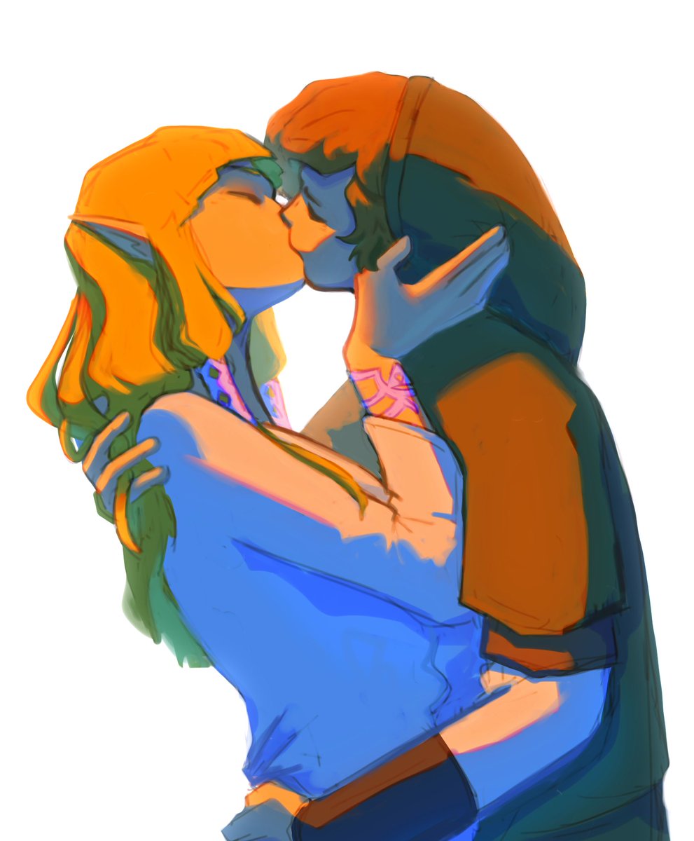 emotional support het couple #skywardsword #Zelink