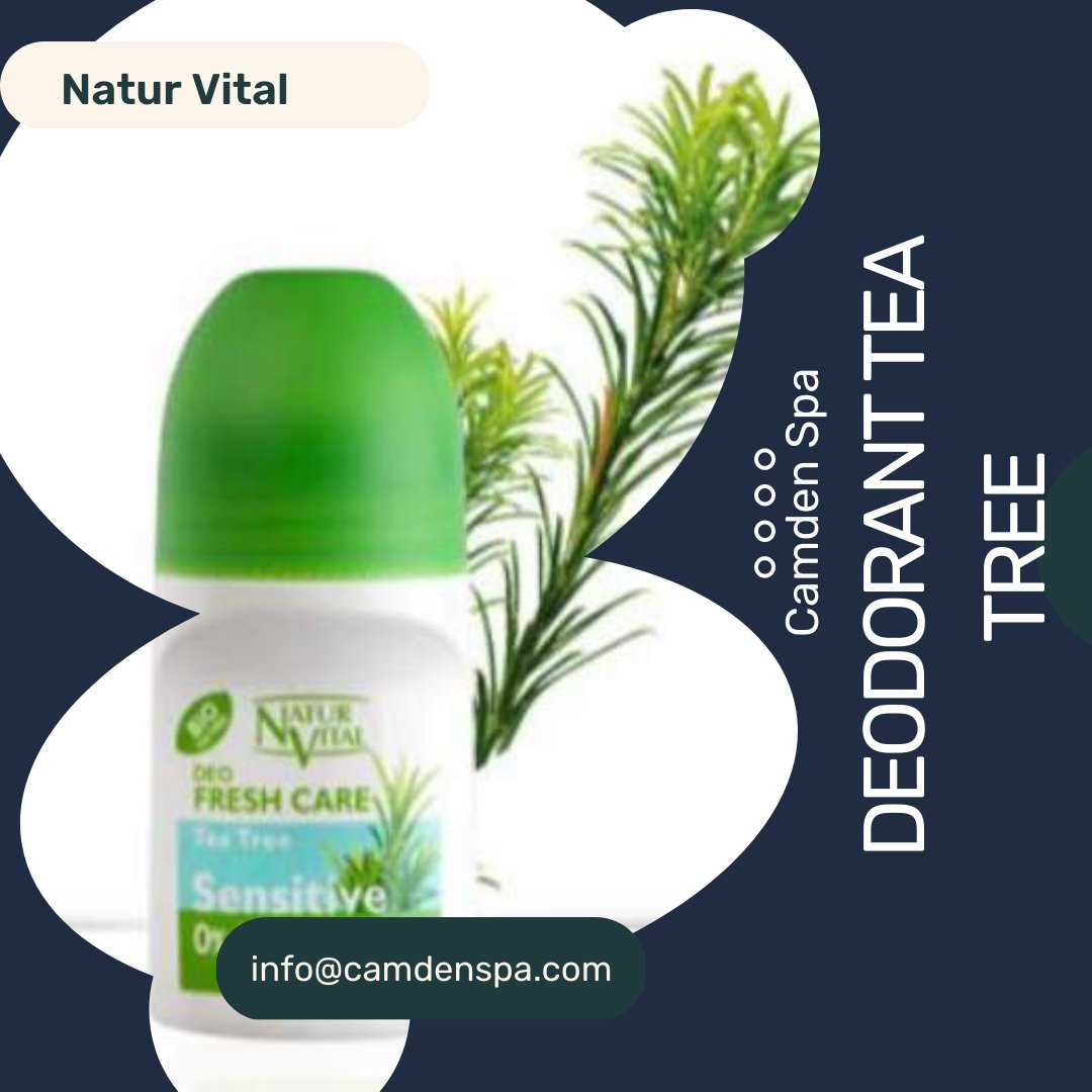 CamdenSpa's tweet image. Natur Vital
Deodorant Tea Tree 
for sensitive skin that prevents sweating 
Order now at camdenspa.com
📩: info@camdenspa.com
☎️: 416-203-8858
📞: 647-201-8500 (Whatsapp) 
#deodorant#gift4them #natural #freshcare #howtopreventbBO #gifys #forsensitiveskin #maggie821