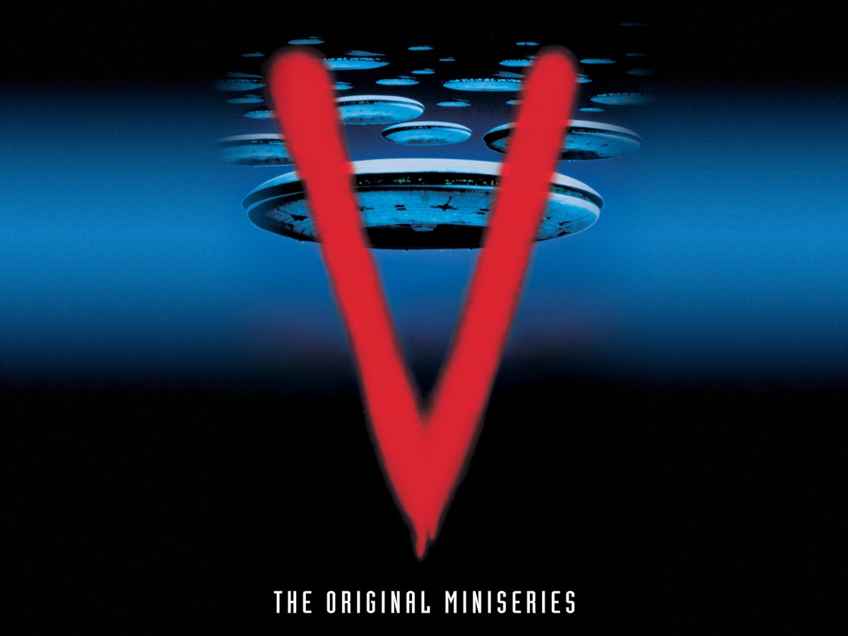 BillHuntBits's tweet photo. 40 years ago today, the Visitors arrived on Earth in NBC’s V: THE ORIGINAL MINISERIES, directed by Kenneth Johnson. Pretty good Fascism cautionary there (and highly entertaining as well). #V40th https://t.co/BxpVmFwL4d