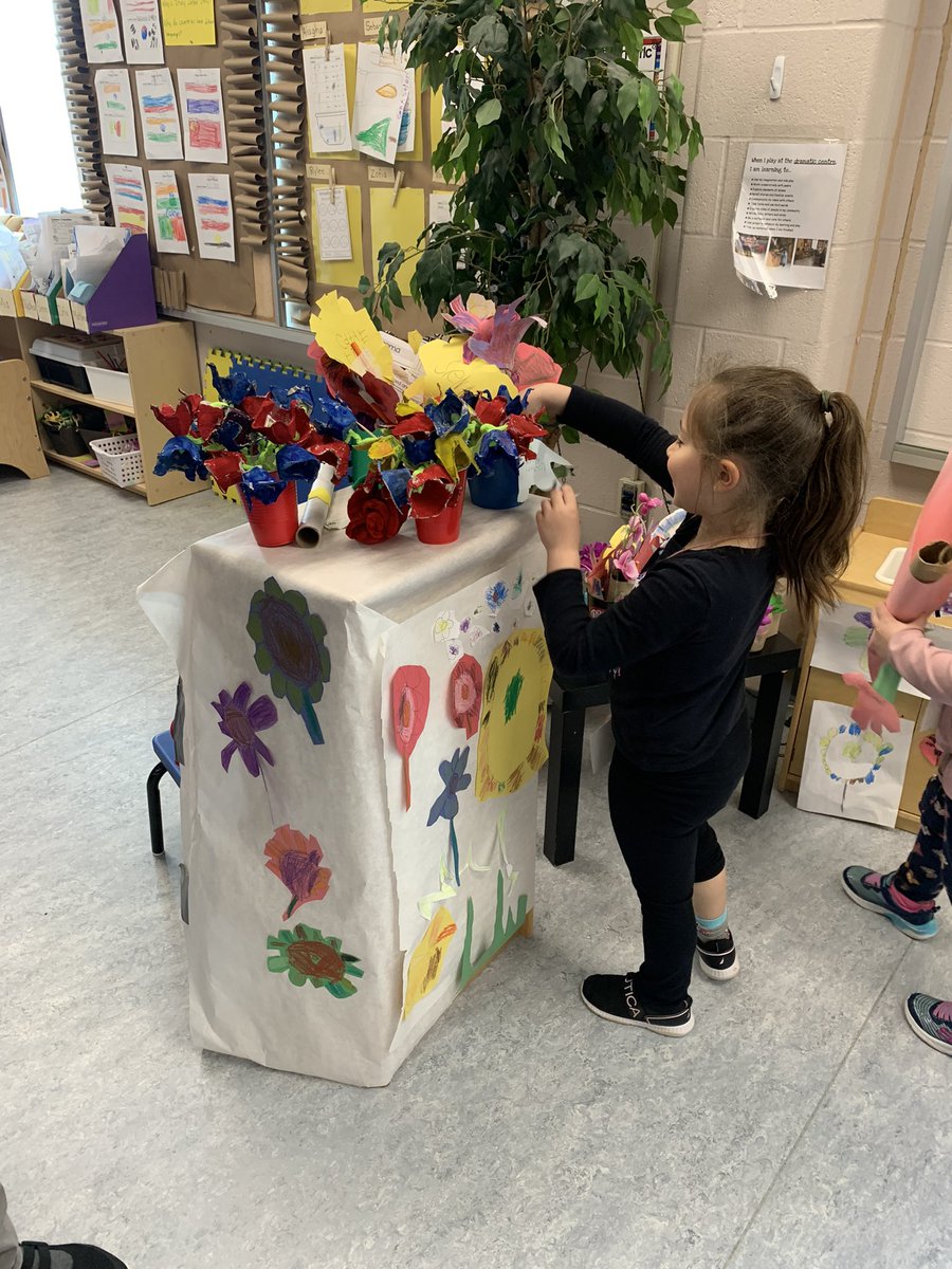 “…involve me and I will learn”. Authentic learning in the dramatic play area. #joyfullearning #letthemplay @StCofA_HCDSB