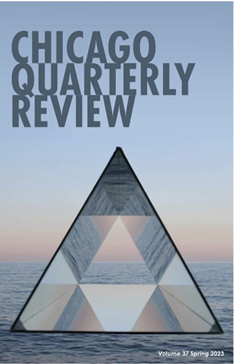Still floored to see my story “The Trooper” side by side with so many stunning stories, essays, and poems in the latest issue of <a href="/ChicagoQReview/">Chicago Quarterly Review</a> Huge thanks to all the wonderful people at CQR!!!
