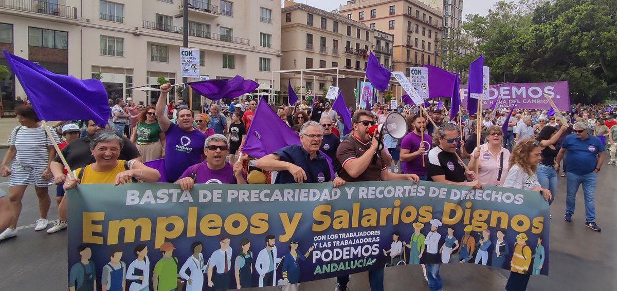 Maribel_Alh's tweet photo. #1deMayo seguimos reivindicando derechos para las trabajadoras y trabajadores cuando la precariedad y la temporalidad es denominador común en muchos sectores. Nuestros trabajadores y trabajadoras mueren en sus puestos de trabajo. Si se puede, con presión, con la lucha de todas💜 https://t.co/xf2cPHSwtu