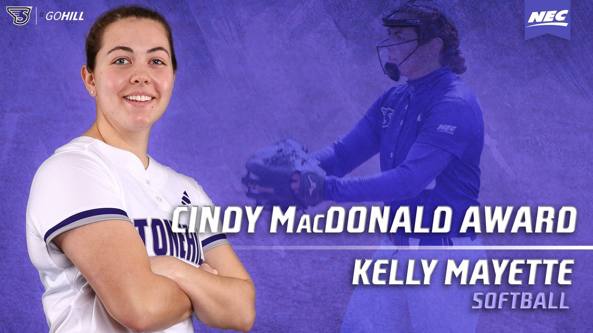 Our inaugural Cindy MacDonald Award winners: Reilly Johnston and Kelly Mayette! #GoHill