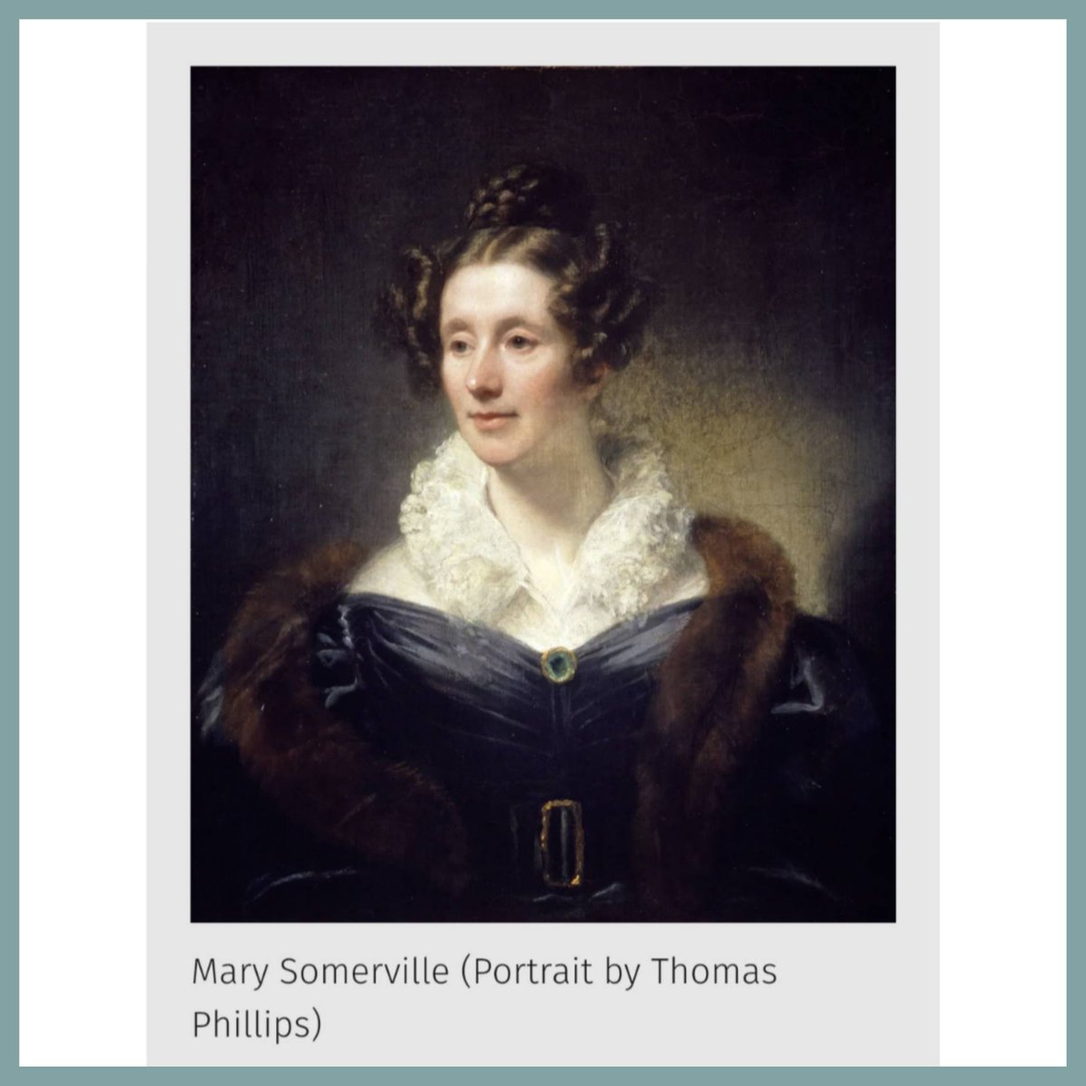 ask_aubry's tweet photo. The term Scientist was coined for Mary Somerville. https://t.co/dWez5wFeBl