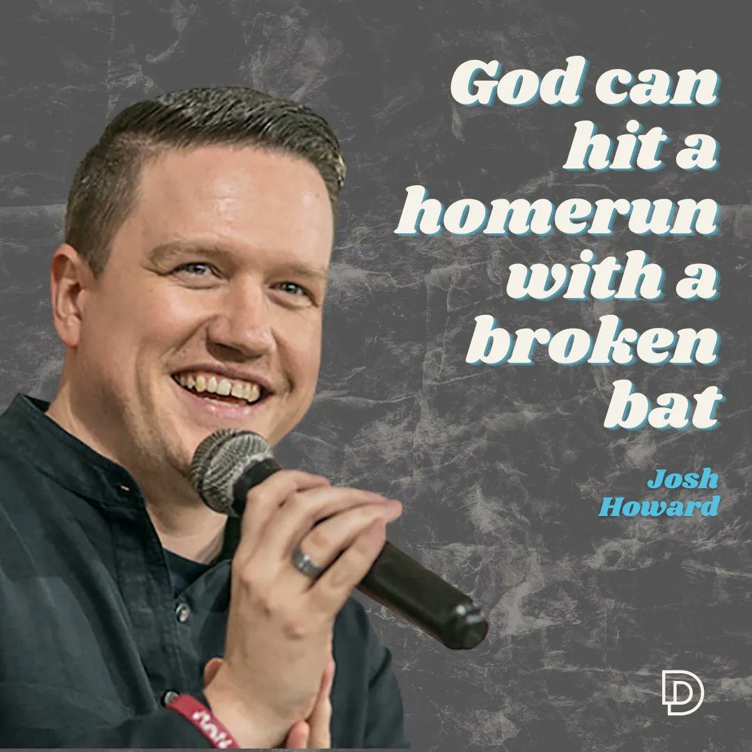 "God can hit a home run with a broken bat."
--Josh Howard