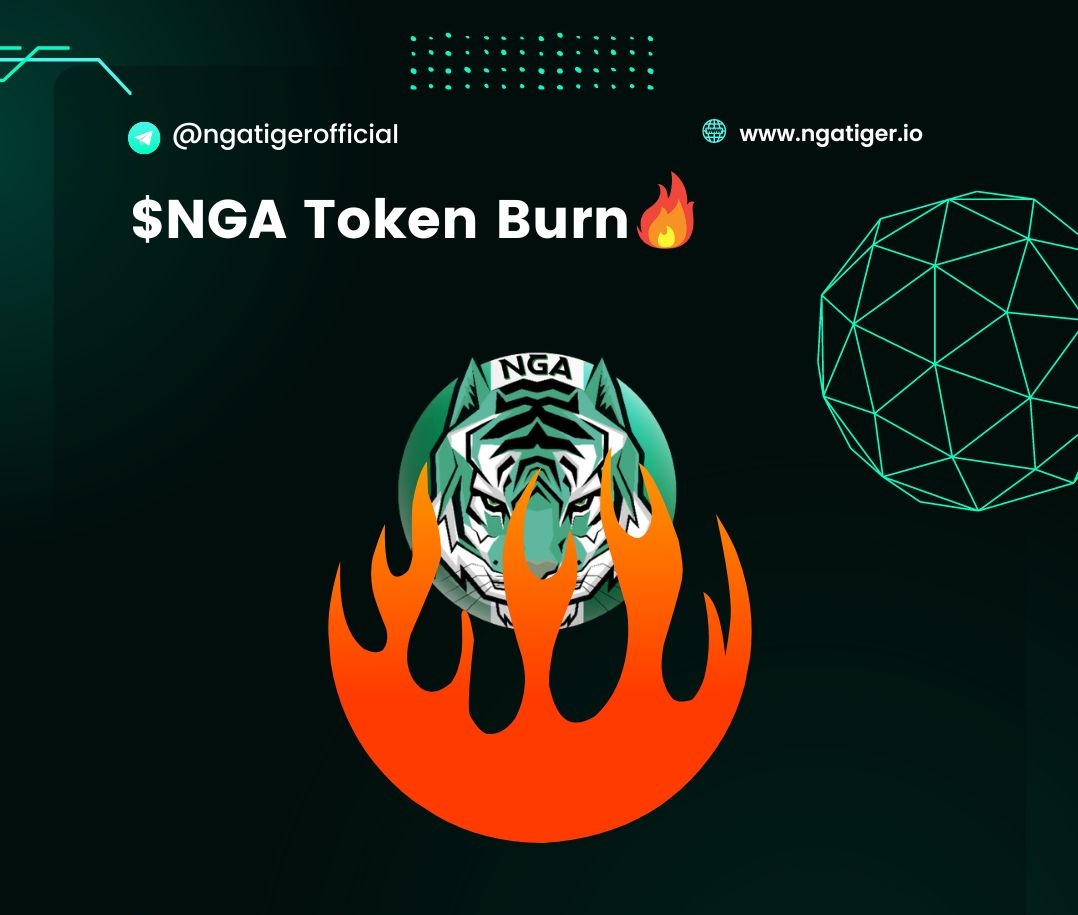 Dear Tigers! As we said before, we have burned 0.5% of total supply this time, (500million- $2000).

Total burn:  11.76% - $44K

bscscan.com/tx/0x66f22f8e7…

#NGA #NGATIGER #BSC #BTC #BNB #BINANCE #bscgems #burn #crypto #CryptoNews