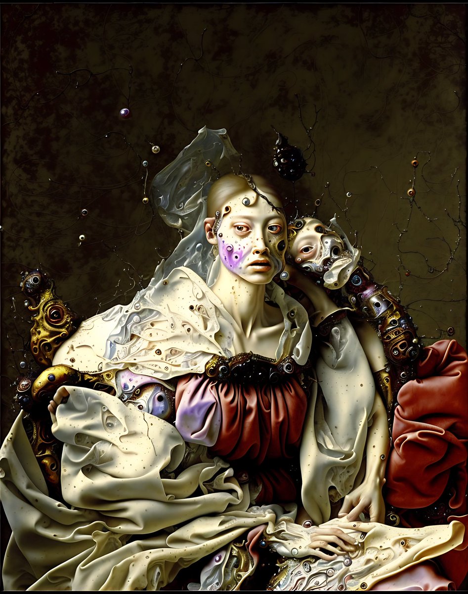 KodoroNabu's tweet photo. Gn/gm fam's ❤️ it's :

"I am beauty"

"forget me"

1/1 at 220 #XTZ

On @objktcom

https://t.co/lcIYJtuUBh

#nabukodoro #aiart #aiartcommunity #AiArtwork #AI #NFTs https://t.co/NDFwQhzPON