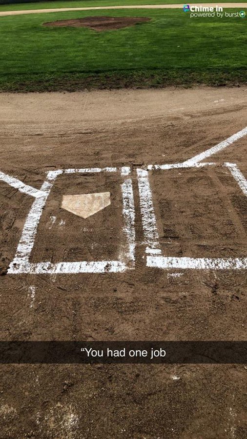 baseballinpix's tweet image. YOU HAD ONE JOB!